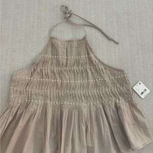 Free people beaded halter top size Small